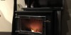 Heat Tech GMI 26 PS Pellet Stove with custom mantel by Mikey Burke Metal Works, Reno